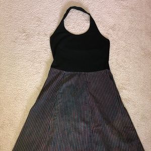 Small mini halter black dress